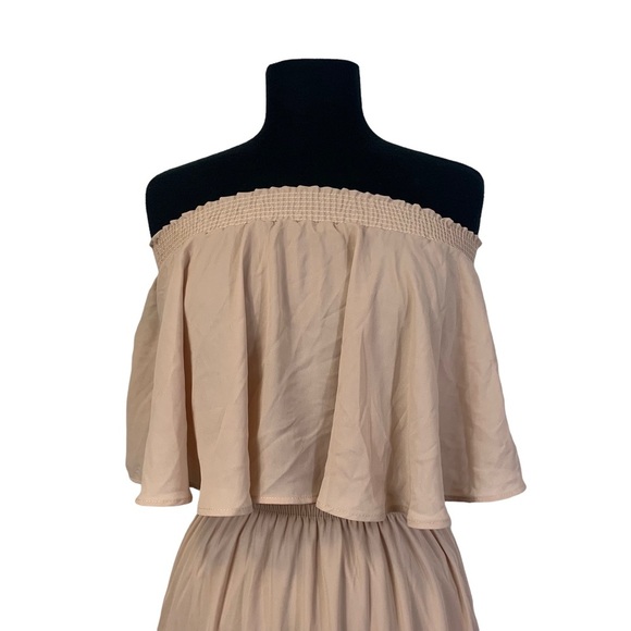 Show Me Your MuMu Hacienda Maxi Dress Dusty Blush M - Picture 6 of 12